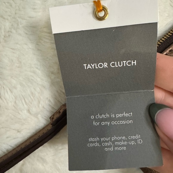 Bronze & Gold Studded Clutch - Picture 2 of 4